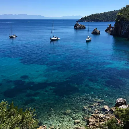 Romantic Pergamonto Cottage, Private Pool & Seaview