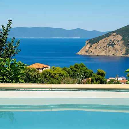 Romantic Pergamonto Cottage, Private Pool & Seaview Villa