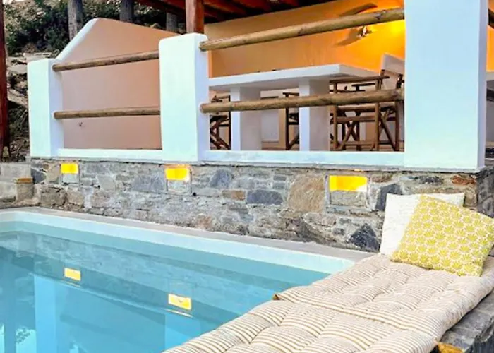 Romantic Pergamonto With Private Pool & Sea View Вилла