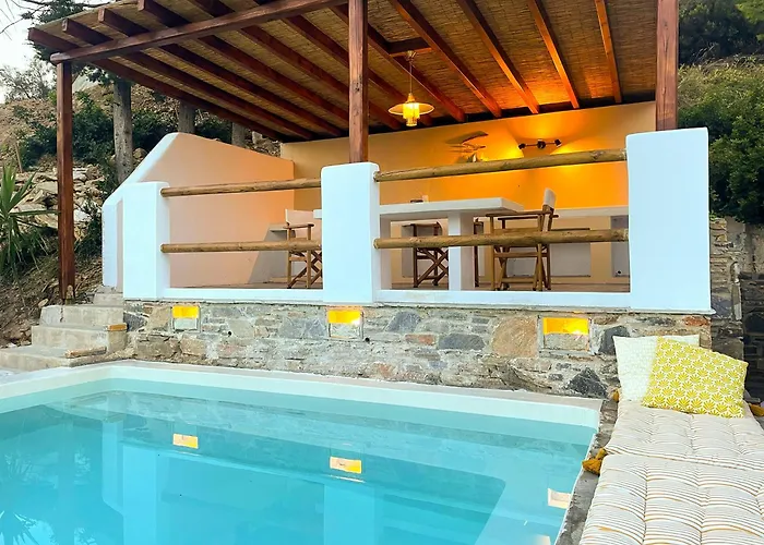 Вилла Romantic Pergamonto With Private Pool & Sea View *